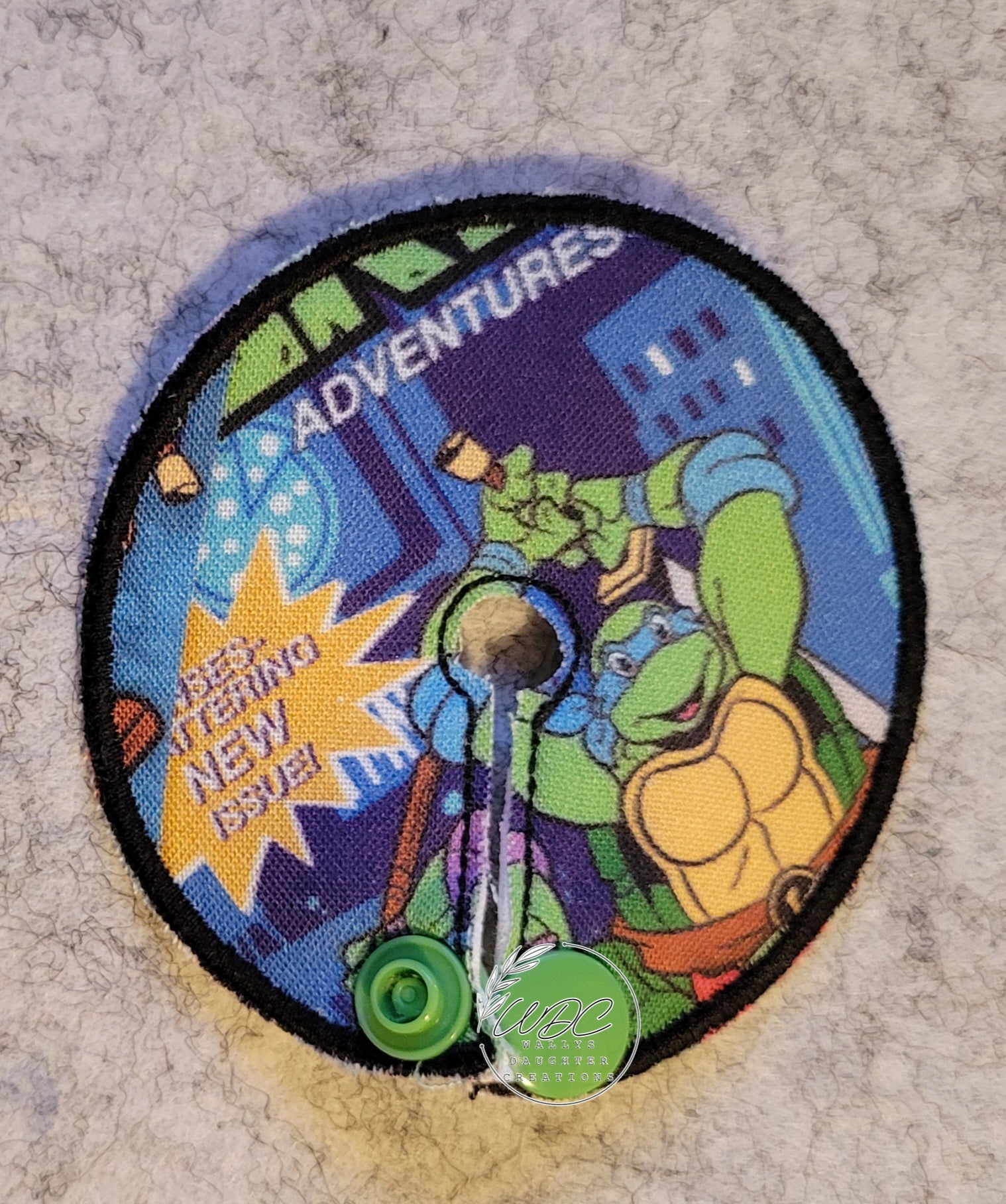 gtube pad showing green turtle character