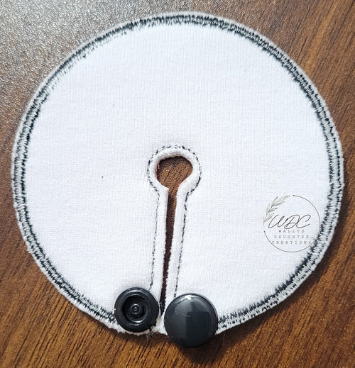 view of back of gtube pad
