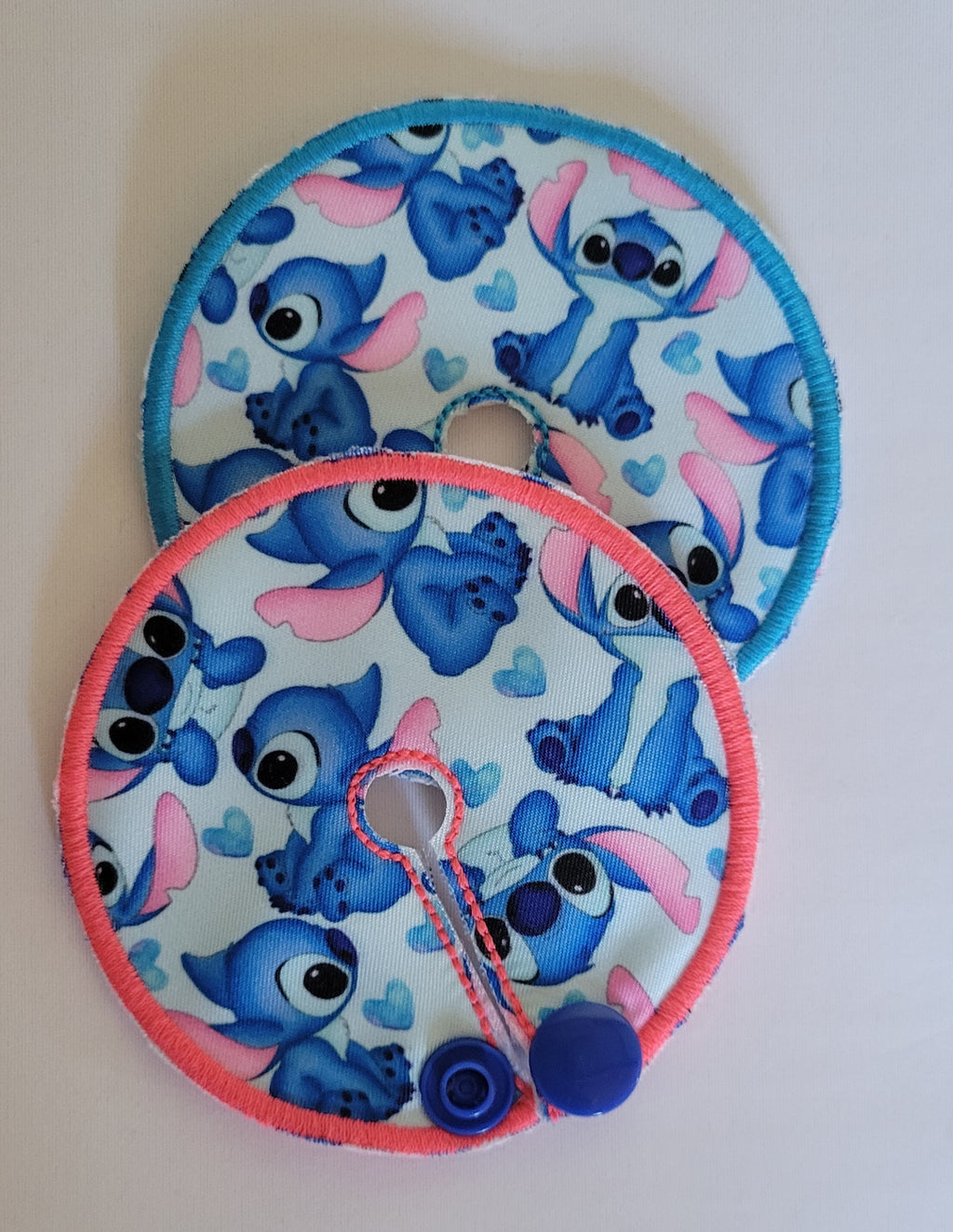 3" G Tube Pad, Blue Alien, Snap Closure